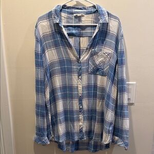 Beachlunchlounge Blue and White Striped Shirt